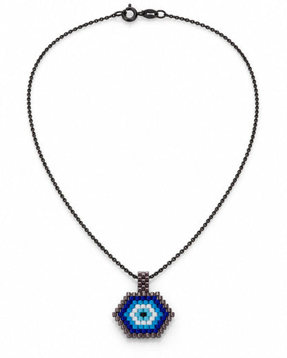 Black/Blue Evil Eye Chain