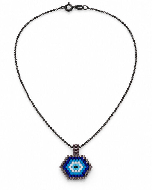 Black/Blue Evil Eye Chain