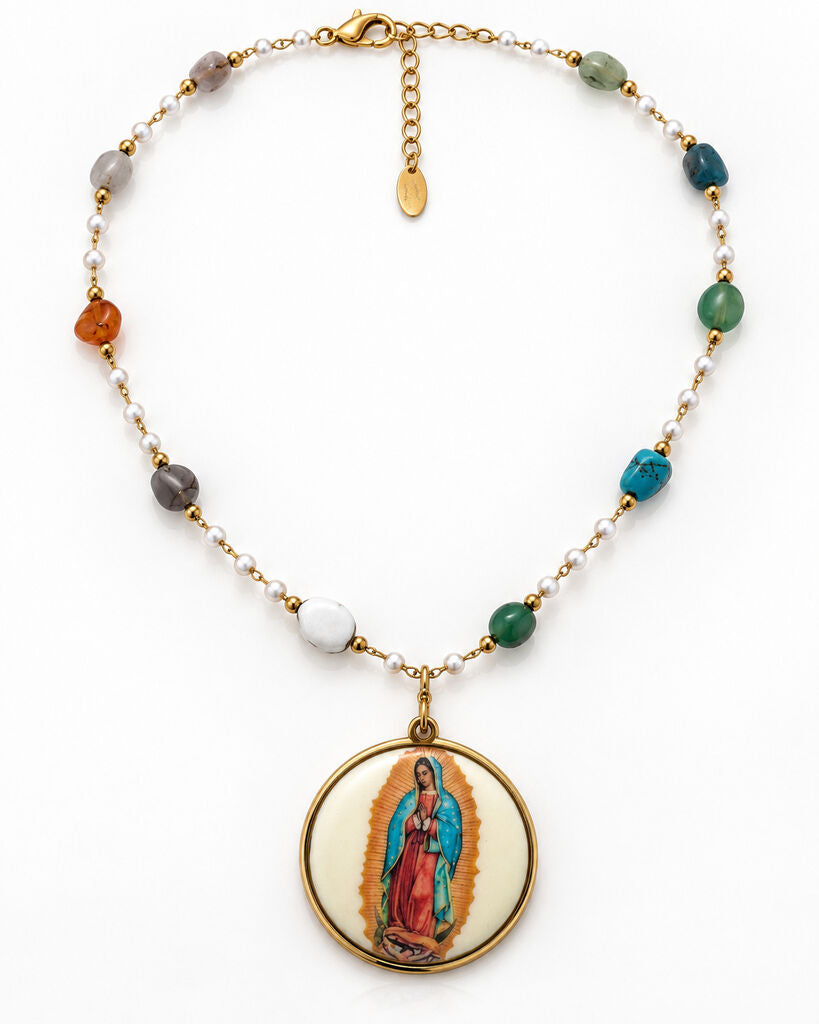Gold/Multi-Color Necklace