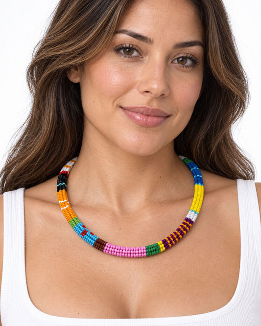 Multicolor Stones Necklace