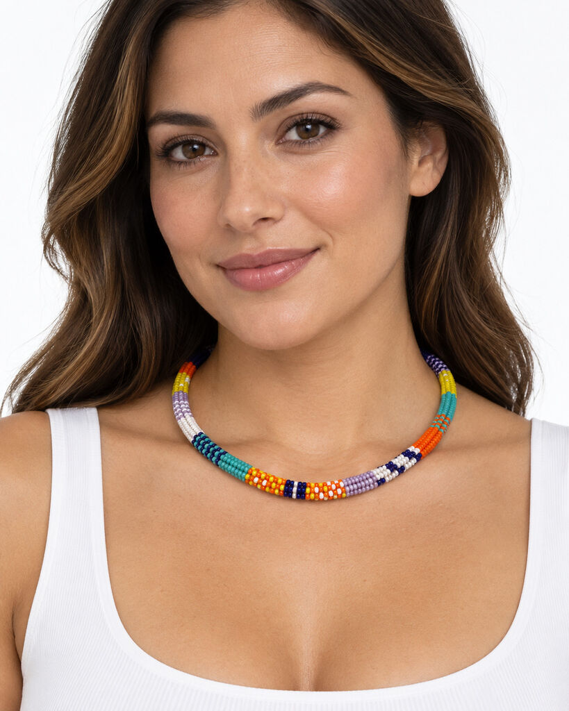 Multicolor Stones Necklace