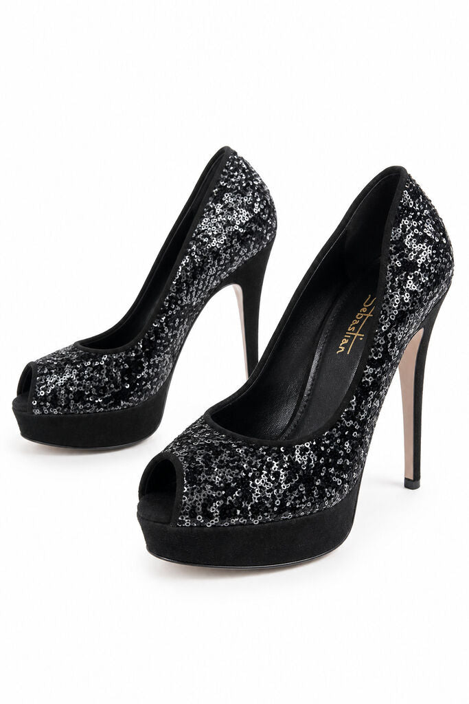 Shoes Pailletts Antracite