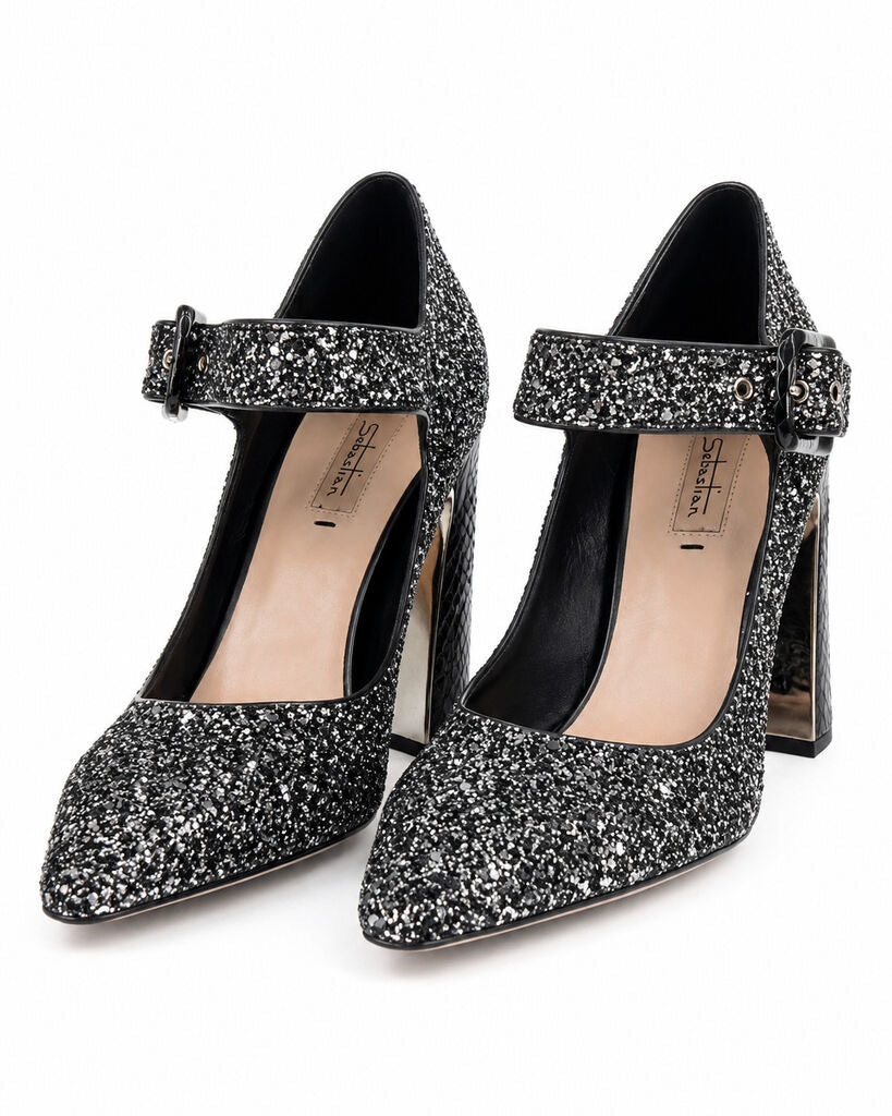 Shoes Glitter NER/ARG
