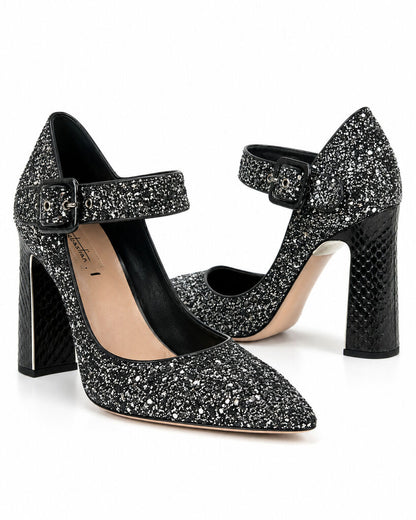 Shoes Glitter NER/ARG