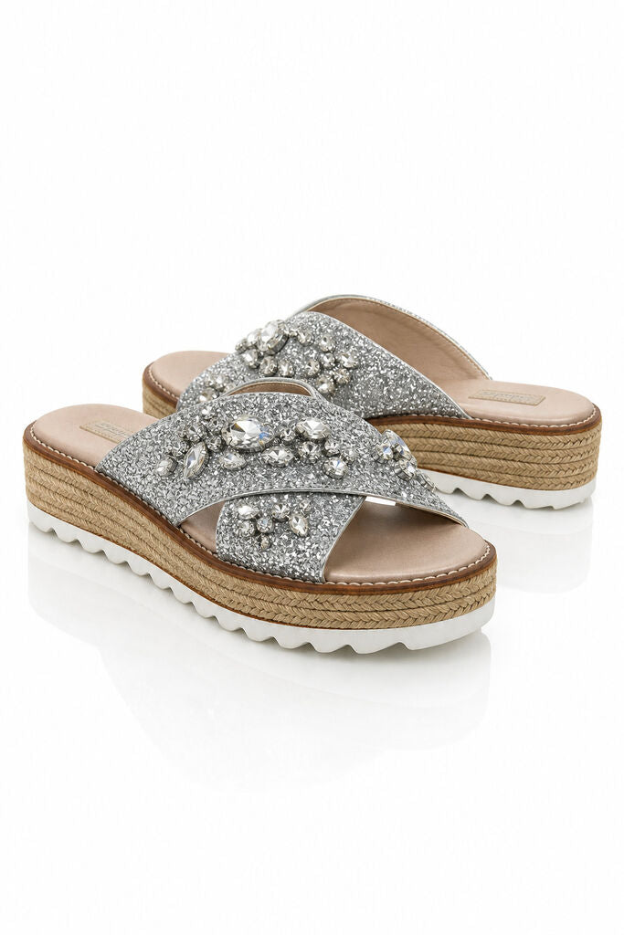 Shoes Glitter ARGENTO