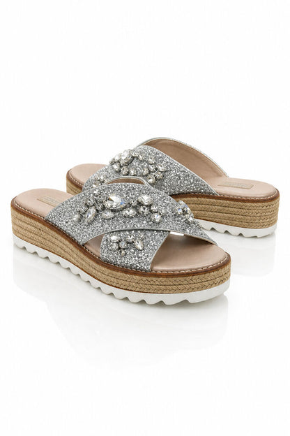 Shoes Glitter ARGENTO
