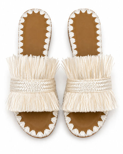 Shoes Rafia WHITE