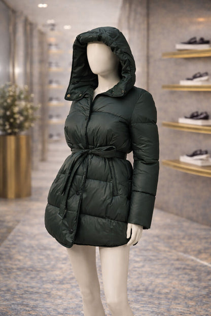 Pine Nylon Reversible Coat with Hood