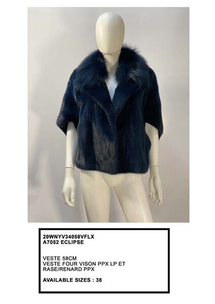Eclipse Fur Shawl Collar Jacket