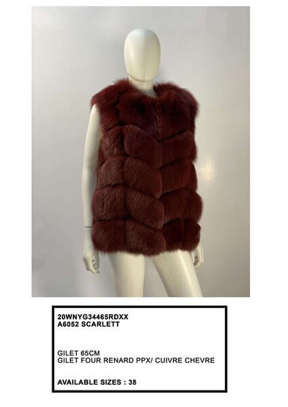 Scarlett Fur Vest with Plush Texture