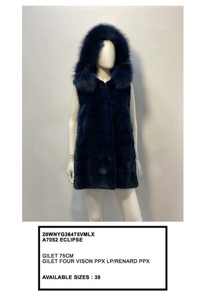 Eclipse Fur Gilet with Hood