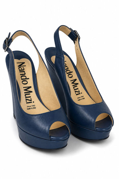 Shoes Nappa Bleu