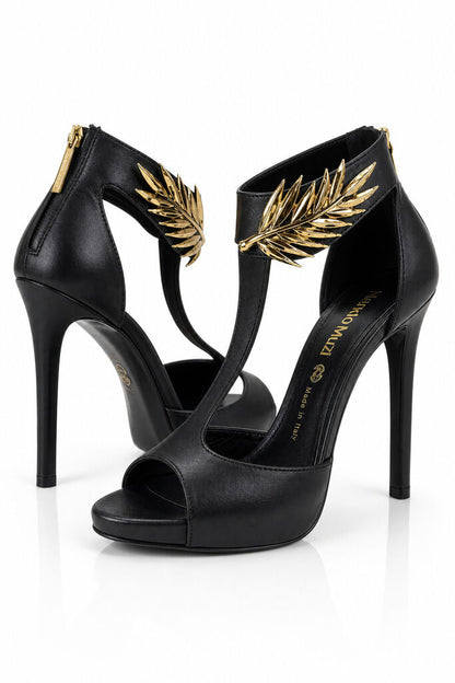 Shoes Nappa Ner/Oro