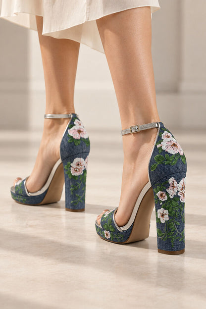 Shoes Jeans Floral JEA/VER