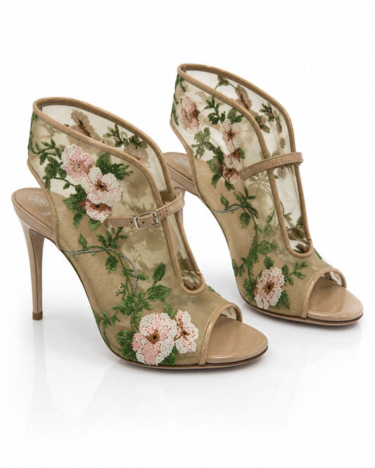 Shoes Dentelle Floral NUDE
