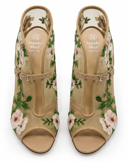 Shoes Dentelle Floral NUDE