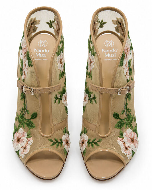 Shoes Dentelle Floral NUDE