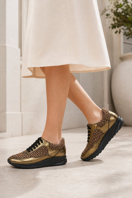 Shoes Laminato Bronzo