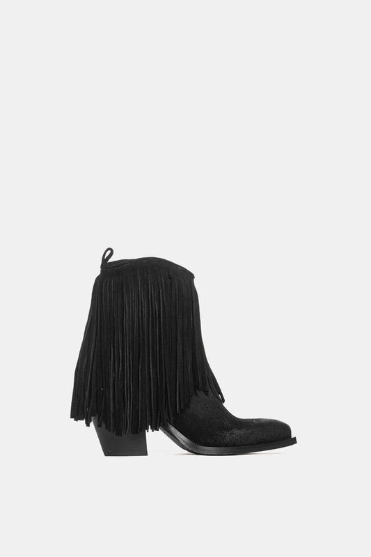 Ankle Boot Suede NERO