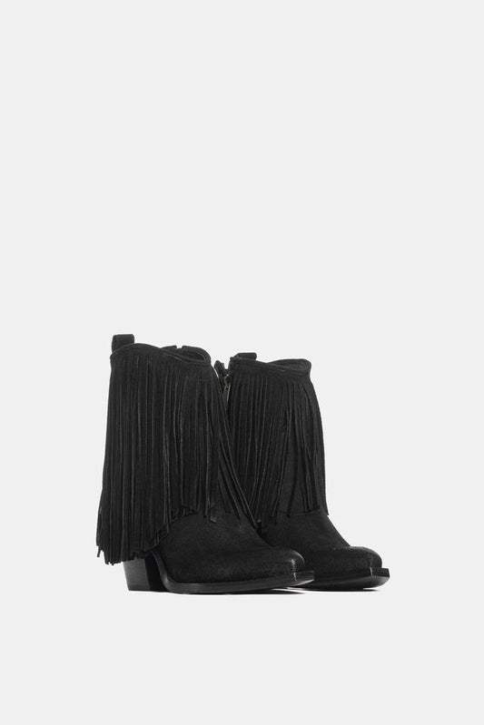 Ankle Boot Suede NERO
