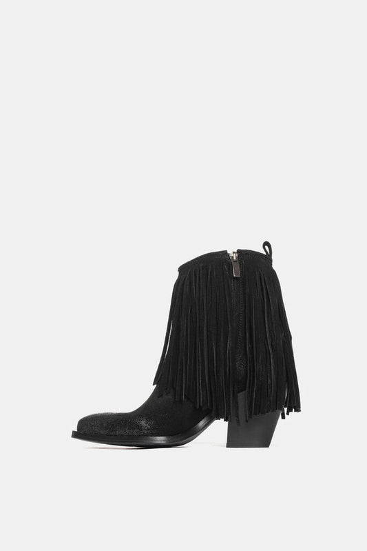 Ankle Boot Suede NERO