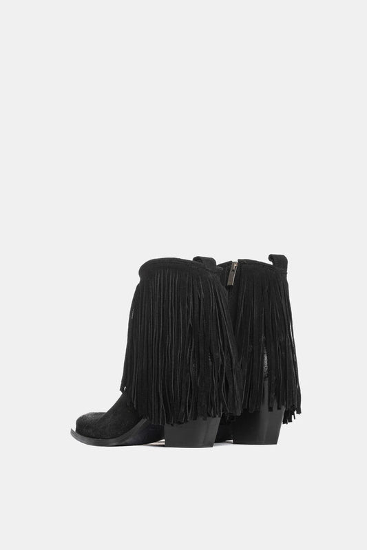 Ankle Boot Suede NERO