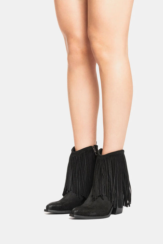 Ankle Boot Suede NERO