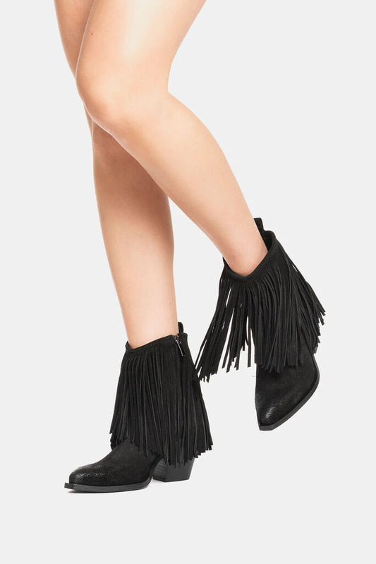 Ankle Boot Suede NERO