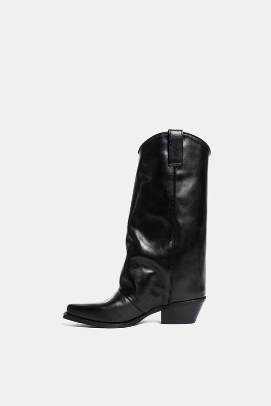 Western Boot Nappa NERO