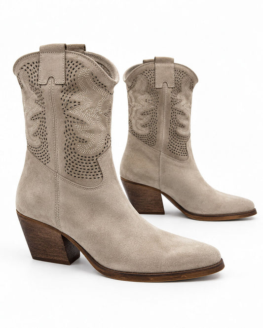 Western Boot Suede SAND