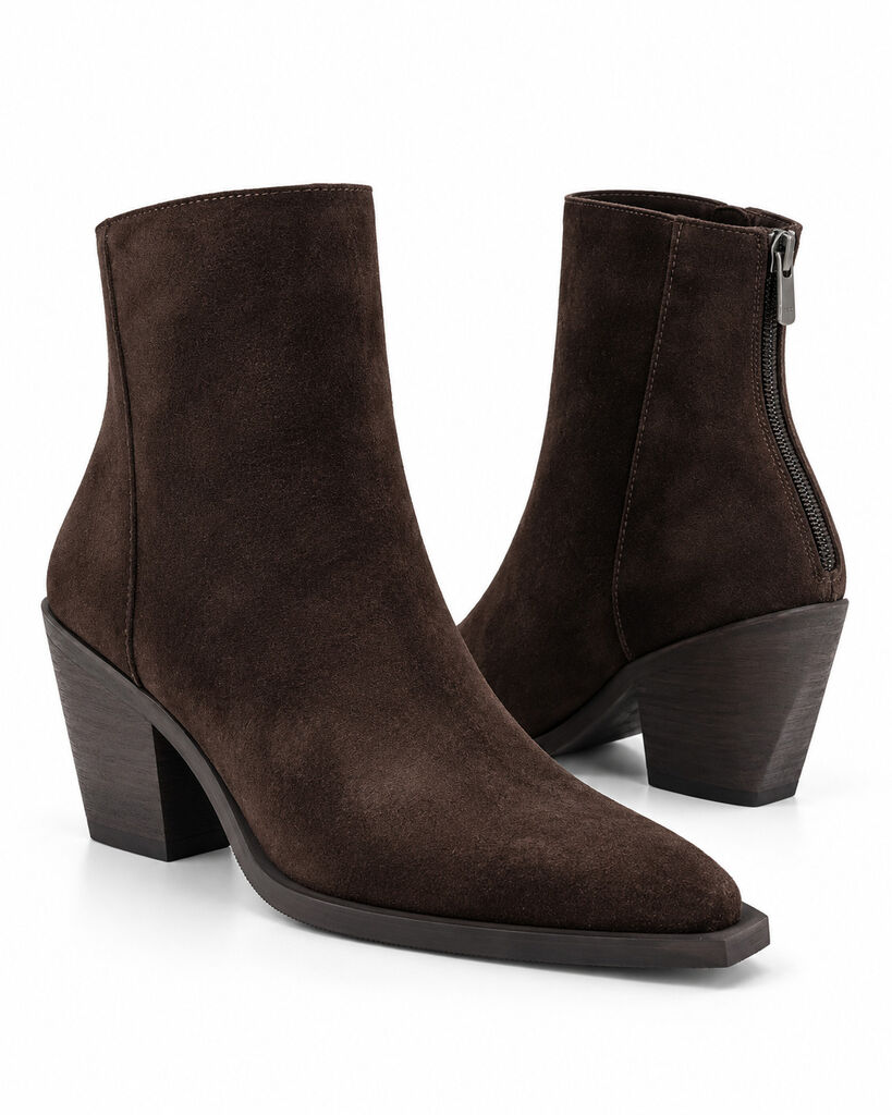 Western Boot Suede BROWN