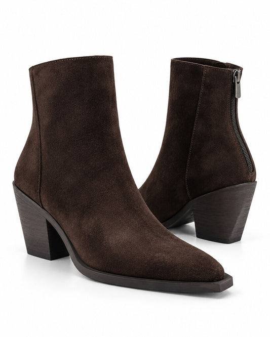 Western Boot Suede BROWN