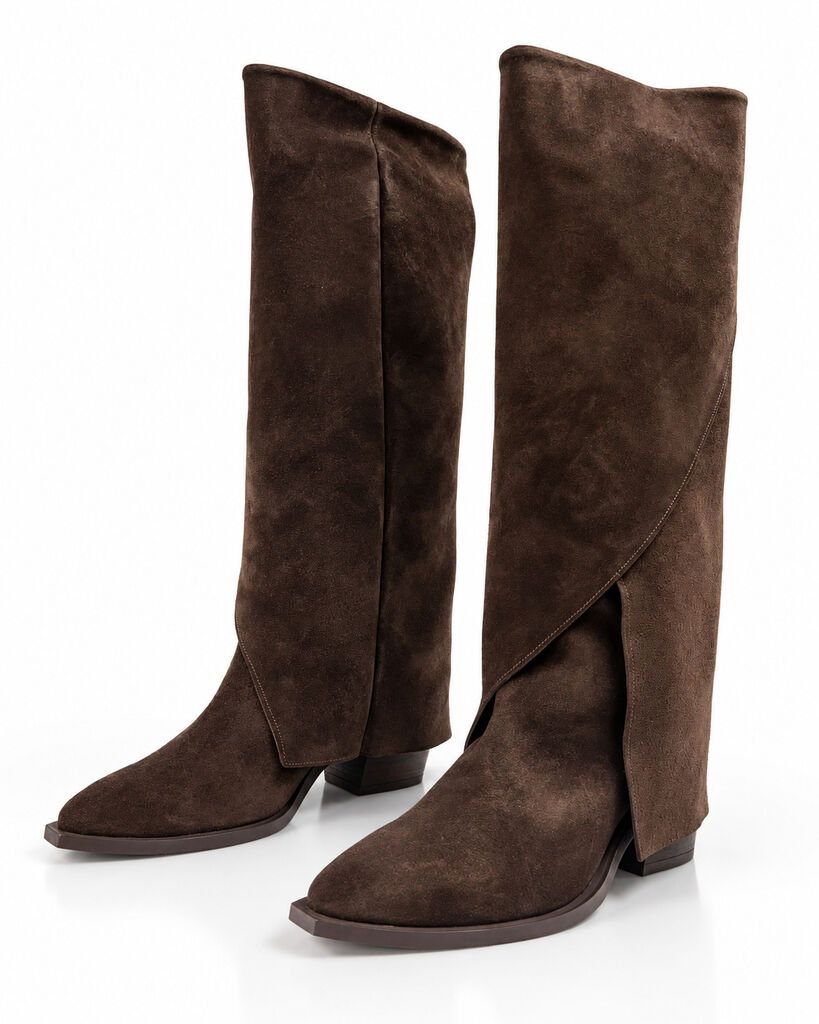 Western Boot Suede BROWN