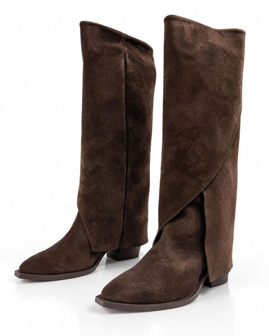 Western Boot Suede BROWN