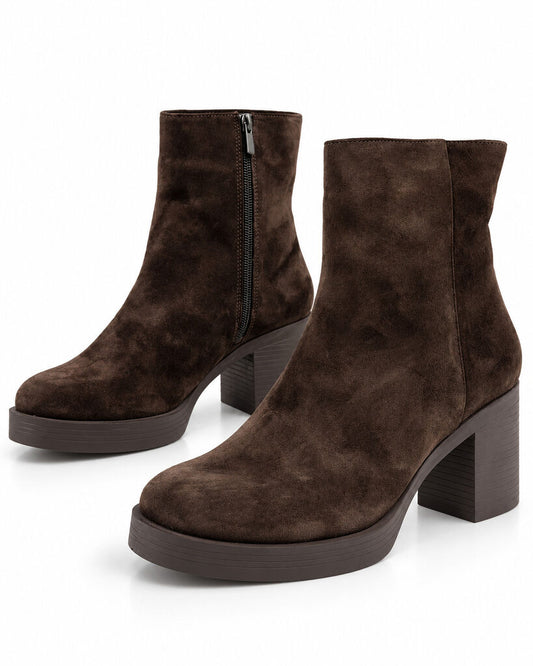 Ankle Boot Suede BROWN