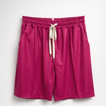 Vibrant Drawstring Shorts