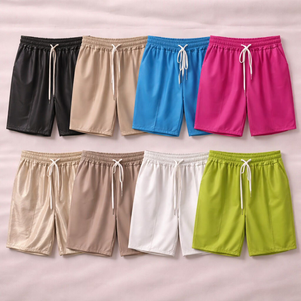 Vibrant Drawstring Shorts