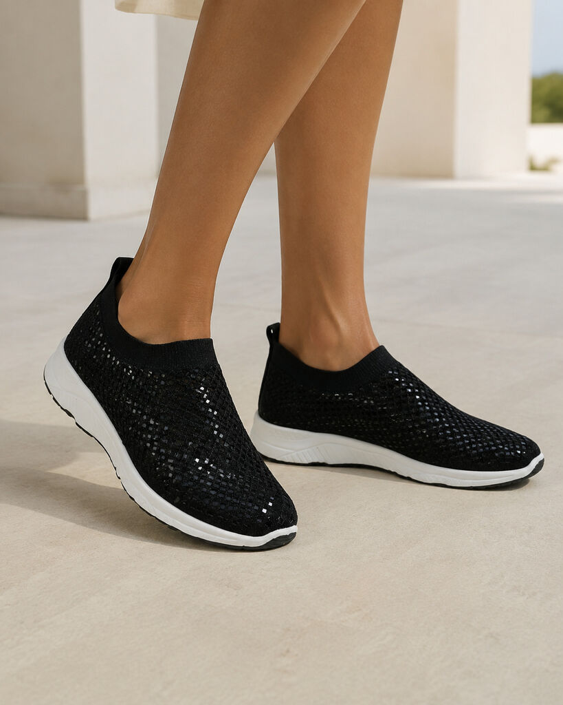 Shoes Sock/Mesh BLACK
