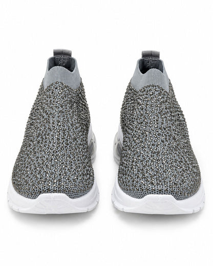 Shoes Sock/Strass GREY
