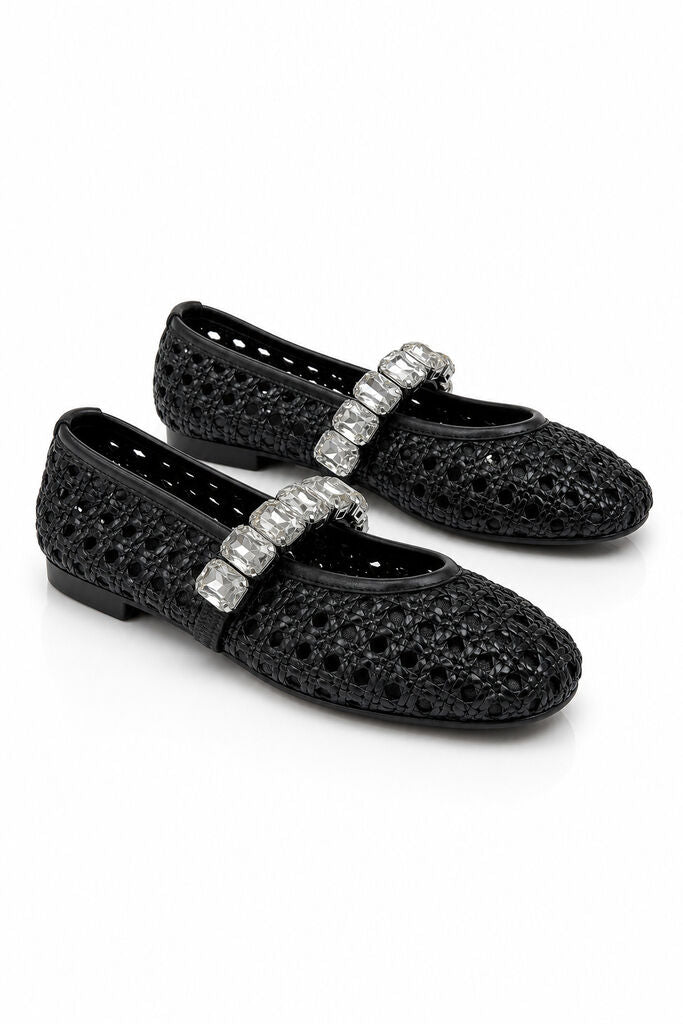 Mary Jane Shoe Nappa BLACK