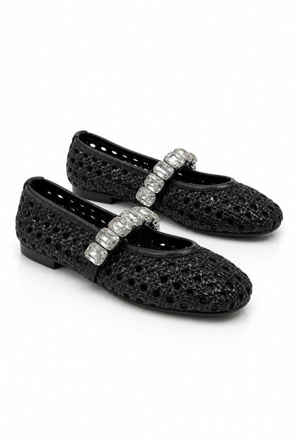 Mary Jane Shoe Nappa BLACK