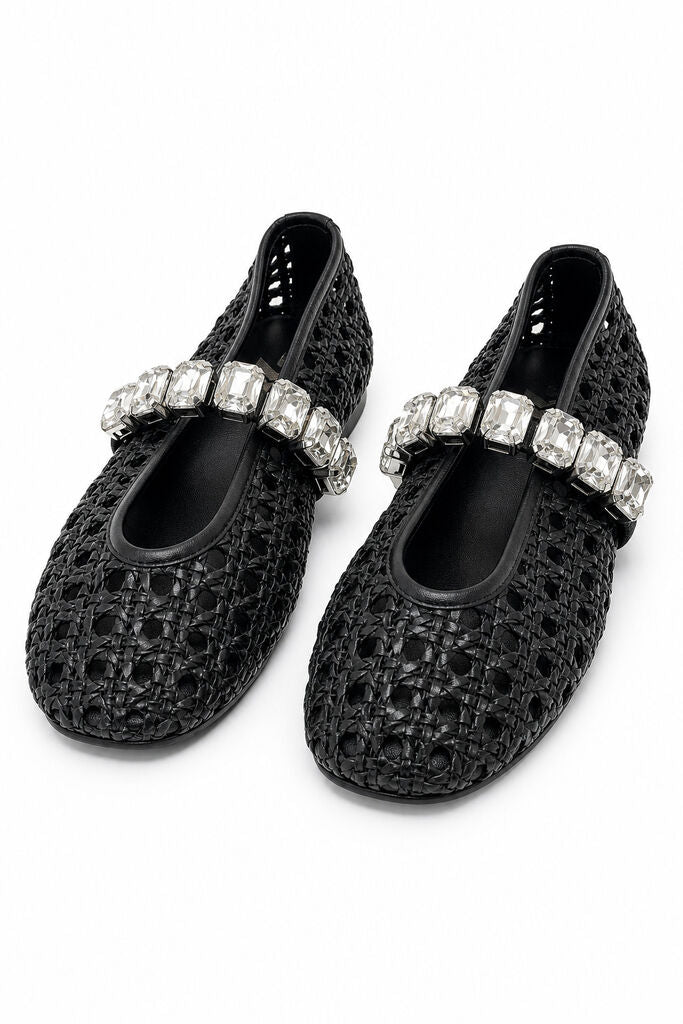 Mary Jane Shoe Nappa BLACK