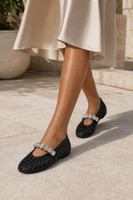 Mary Jane Shoe Nappa BLACK