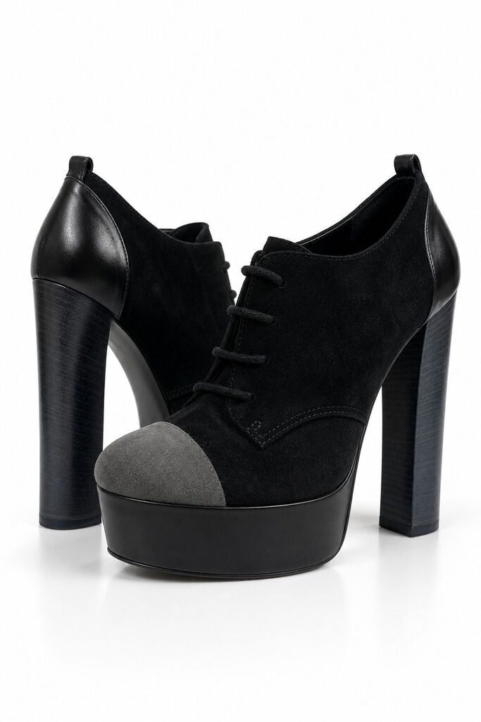 Shoes Camoscio Gri/Ner