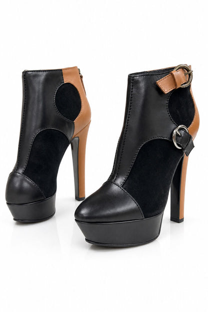 Shoes Camoscio Ner/Beige