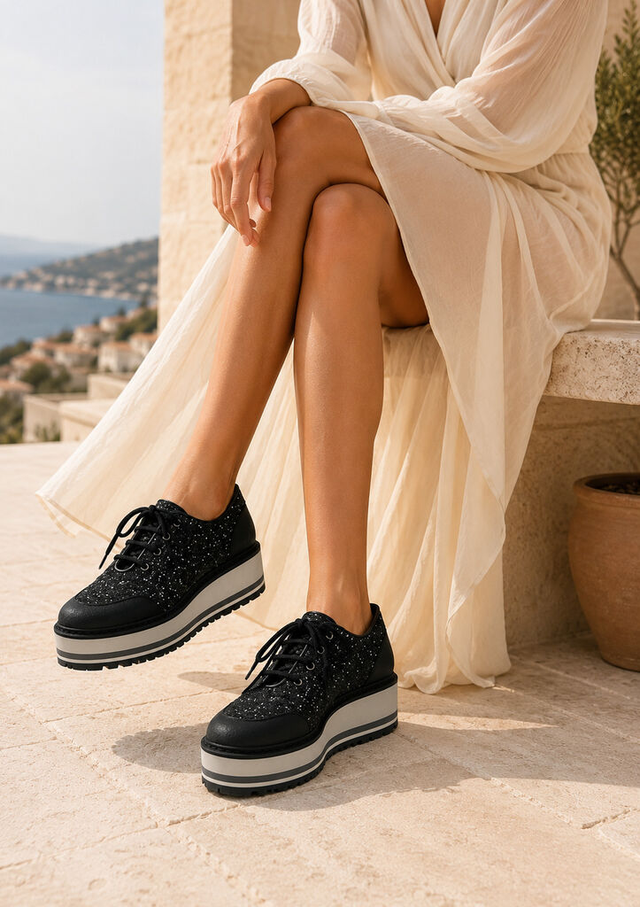 Shoes Glitter NERO