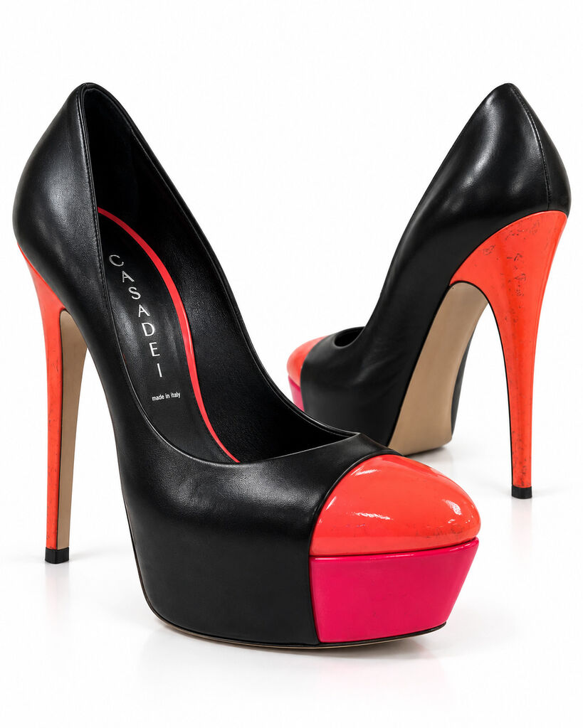 Shoes Nappa Ner/Rose