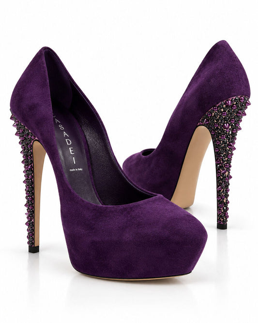 Shoes Suede Violet