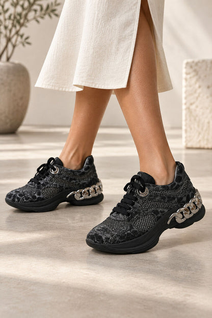 Shoes Tes/Gli GUNMETA