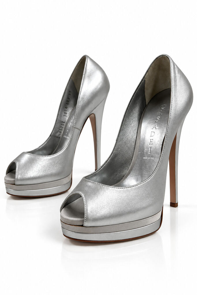 Shoes Laminato Argent